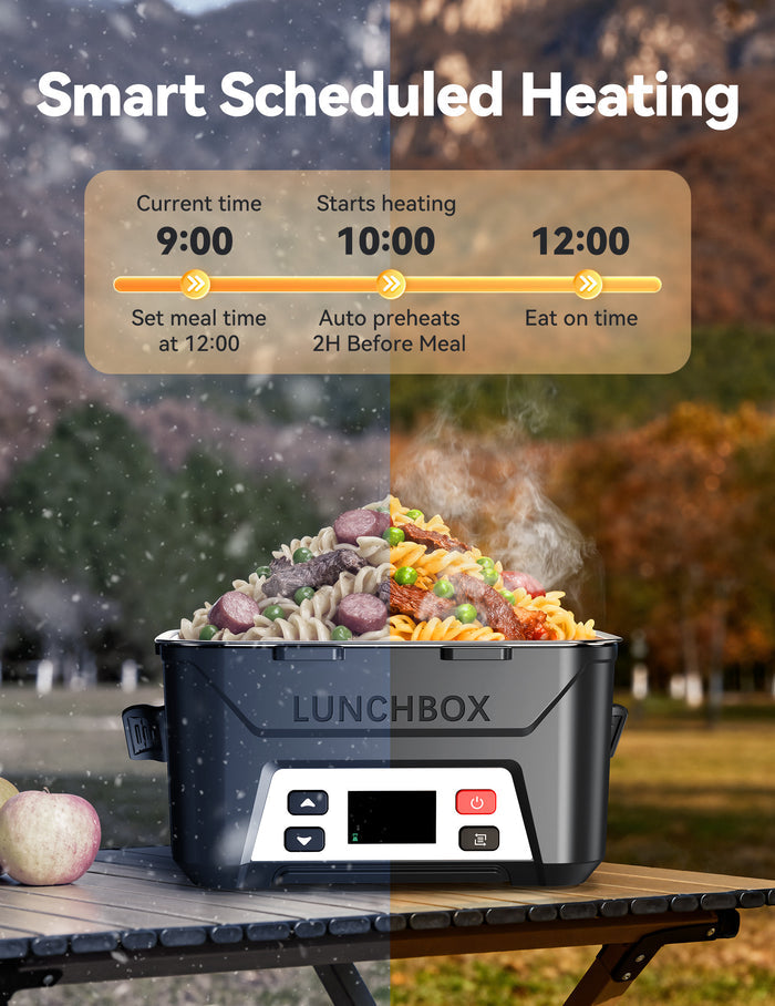 EAST OAK 5.5 Cups Cordless Electric Lunch Box for Adults