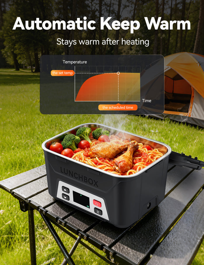 EAST OAK 5.5 Cups Cordless Electric Lunch Box for Adults