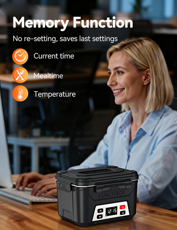 EAST OAK 5.5 Cups Cordless Electric Lunch Box for Adults