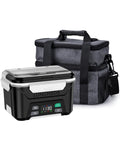 EAST OAK Cordless Electric Lunch Box for Adults 1.3L with Double Layer Bag