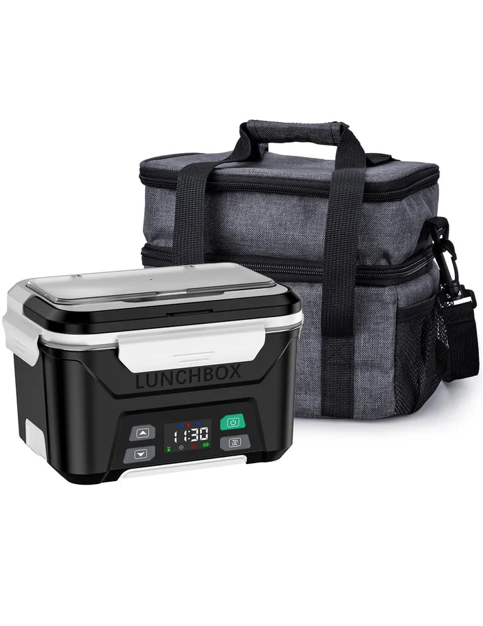 EAST OAK Cordless Electric Lunch Box for Adults 1.3L with Double Layer Bag