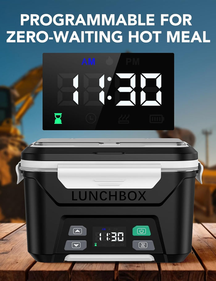 EAST OAK Cordless Electric Lunch Box for Adults