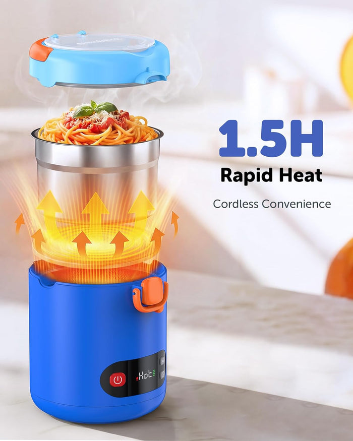EAST OAK Heated Lunch Box for Kids