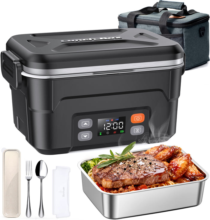 EAST OAK XL 1.5L Cordless Electric Lunch Box for adults