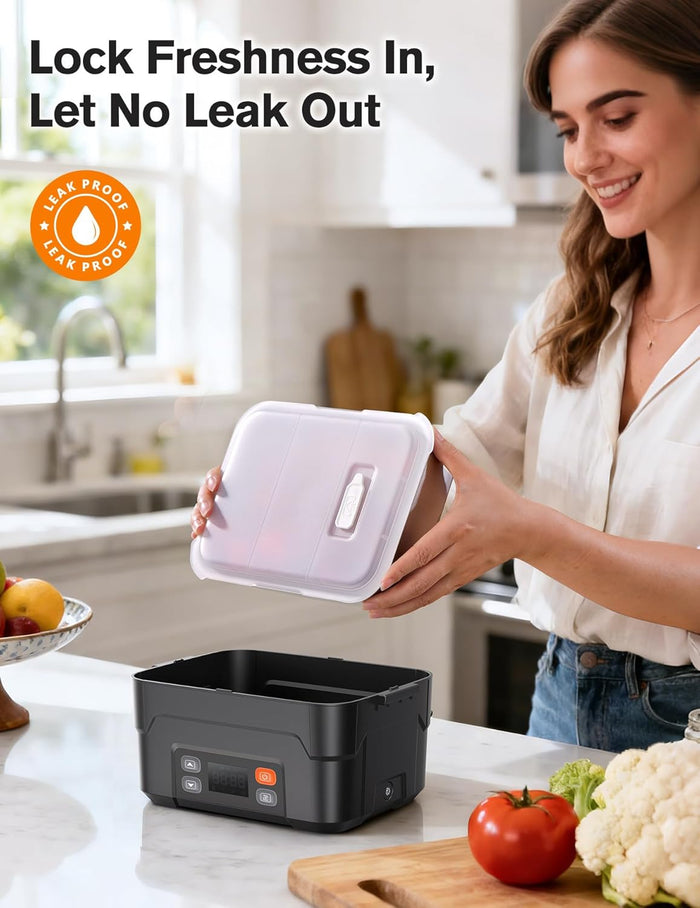 EAST OAK XL 1.5L Cordless Electric Lunch Box for adults