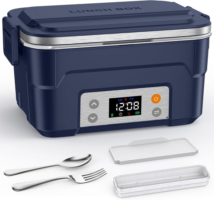 EAST OAK XL 6.3-Cup/1.5L Cordless Electric Lunch Box for adults