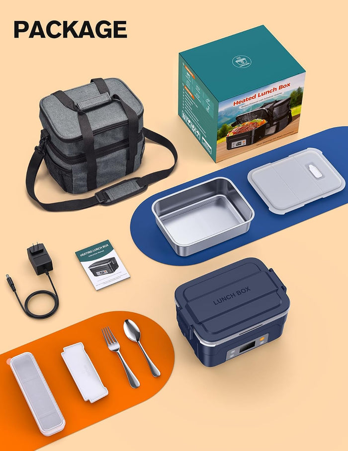 EAST OAK XL 6.3-Cup/1.5L Cordless Electric Lunch Box for adults