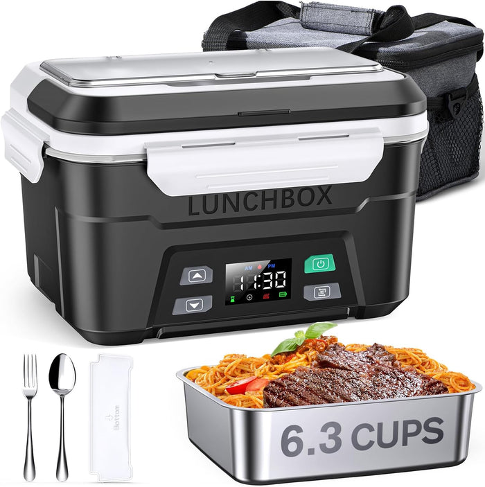 EAST OAK XL 6.3 Cups Cordless Electric Lunch Box for Adults