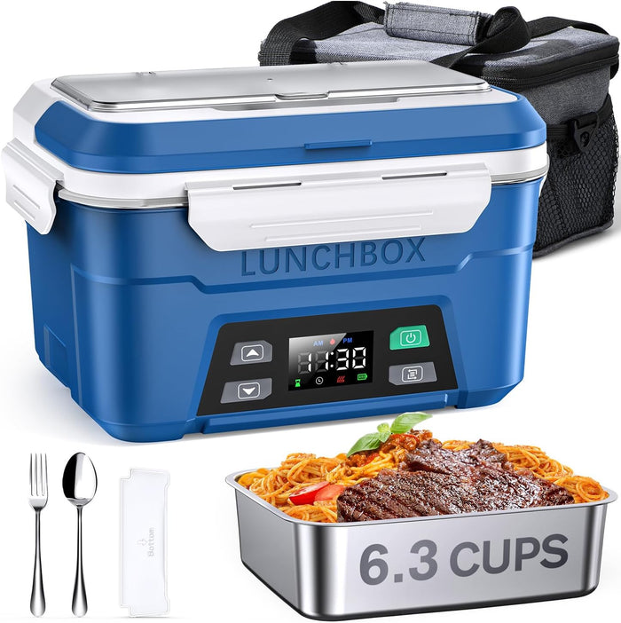 EAST OAK XL 6.3 Cups Cordless Electric Lunch Box for Adults