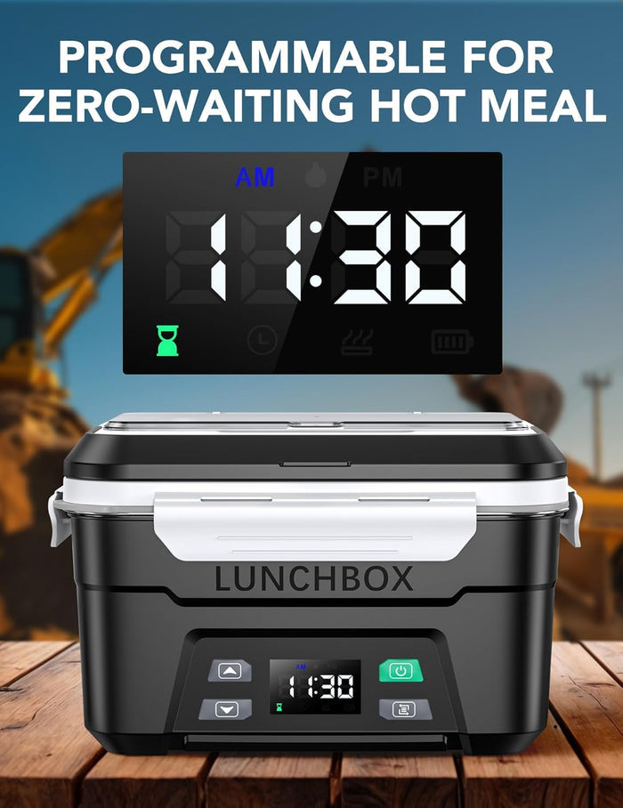 EAST OAK XL 6.3 Cups Cordless Electric Lunch Box for Adults