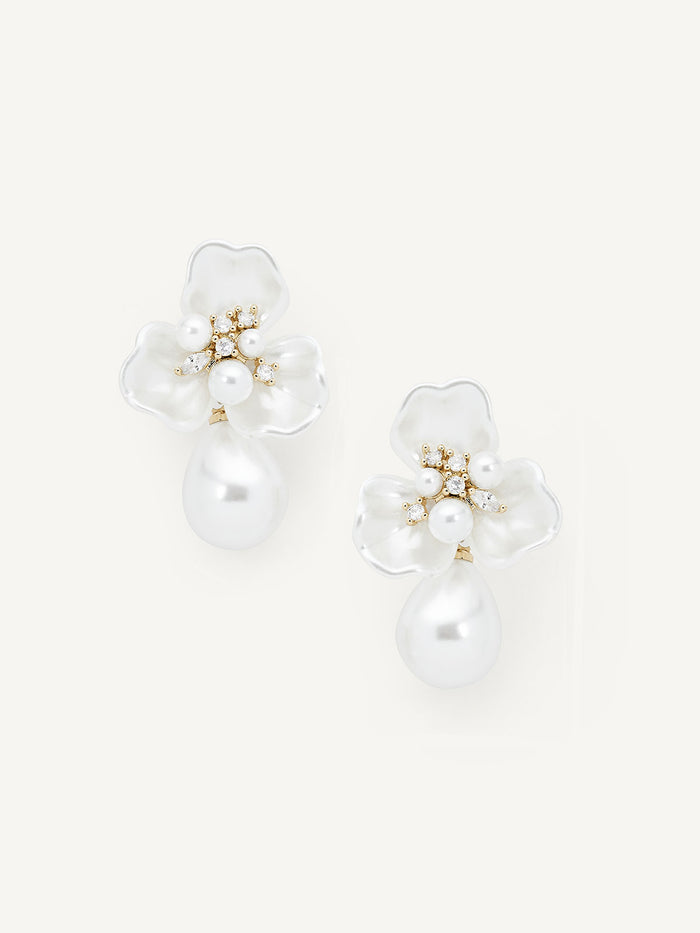 Olive & Piper Eden Floral Statement Earrings