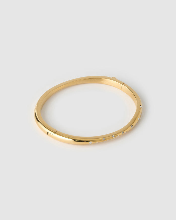 Eden Gold Cuff - Stone