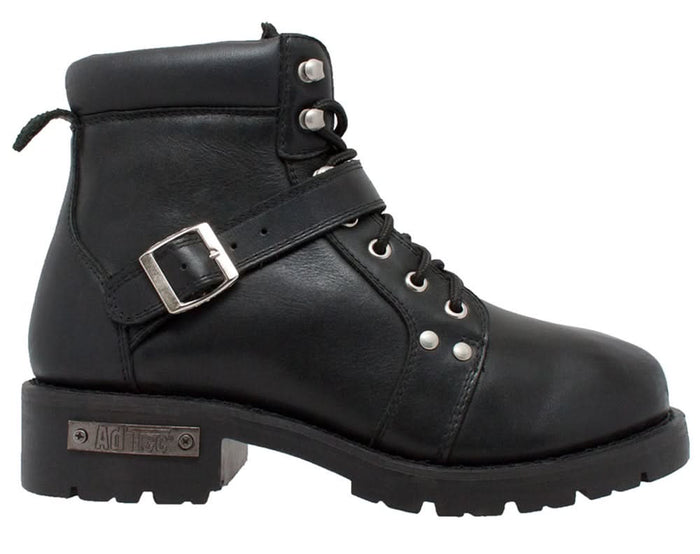 Edgewalker Men's 6"  Black Motorcycle Boots