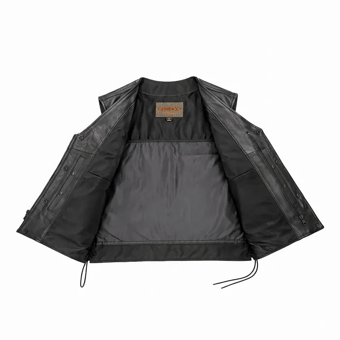 El Paso - Men's Motorcycle Leather Vest