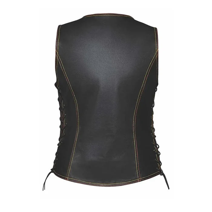 Ember - Women's Motorcycle Leather Vest