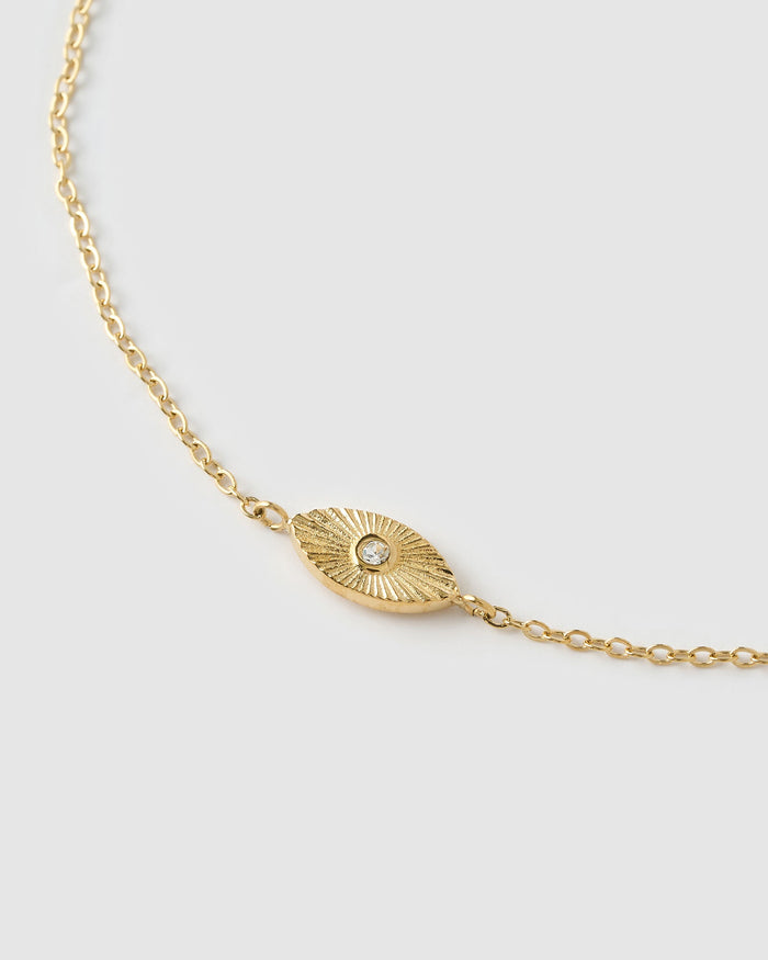 Evil Eye Gold Bracelet