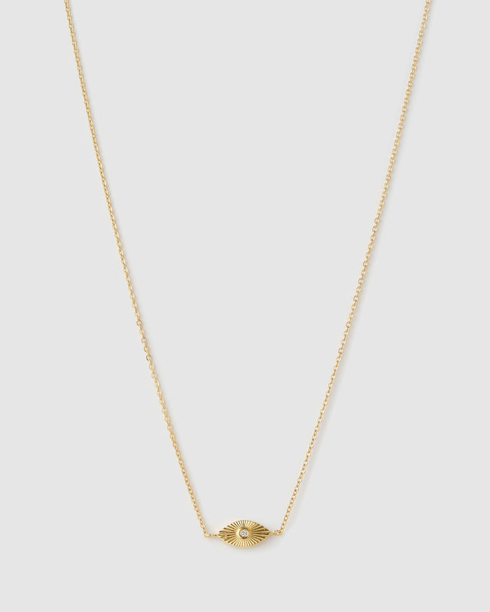 Evil Eye Gold Necklace