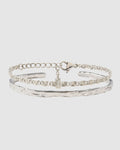Fireball Bracelet Stack - Silver