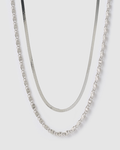 Firefly Necklace Stack - Silver