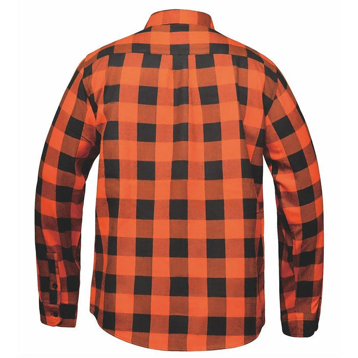 Firestorm - Men's Long Sleeve Motorcycle Flannel Shirt