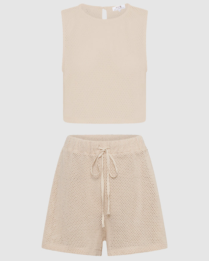Florence Shorts Set - Coconut