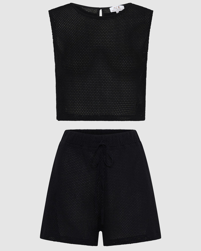 Florence Shorts Set - Liquorice