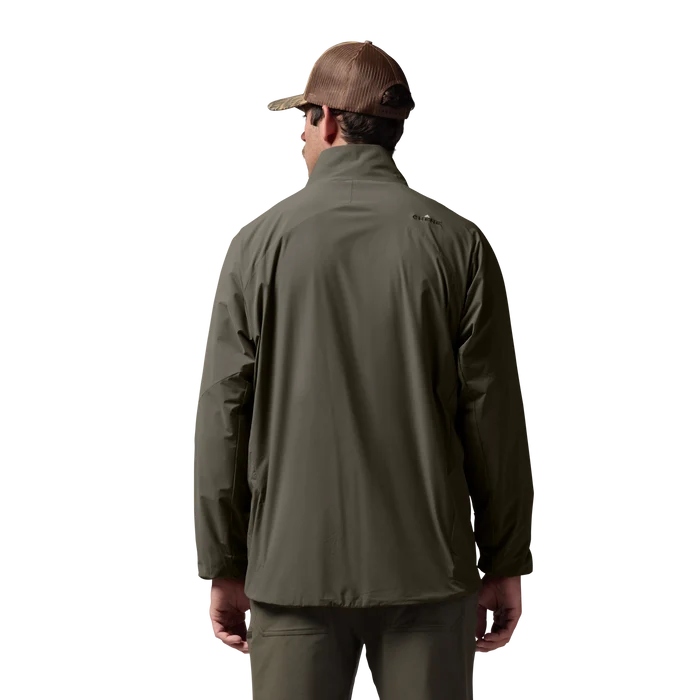 Flux Jacket in Cypress, on model #cypress