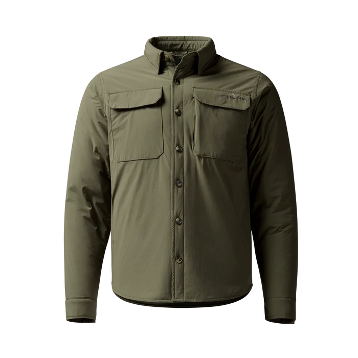Flyweigh Jac-Shirt in Olive, front view #olive
