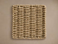 Rectangular Fowler Outdoor Finish Board with light brown, textured natural woven fibers on a neutral background.