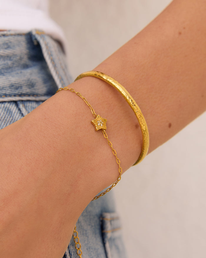 Goldie Bracelet - Stone