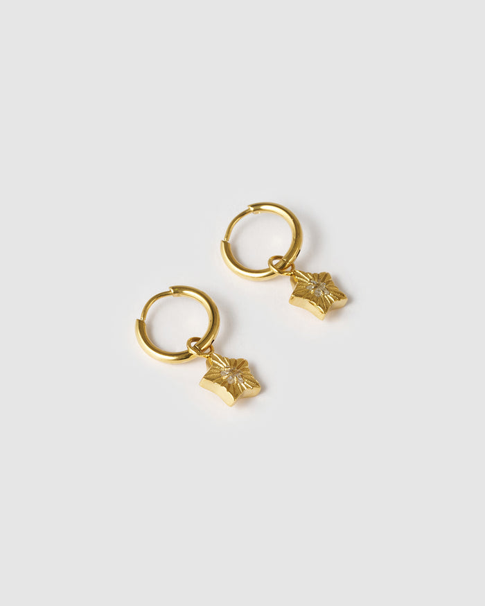 Goldie Earrings - Stone