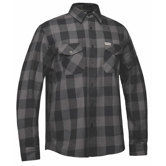 Granite - Men's Long Sleeve Motorcycle Flannel Shirt