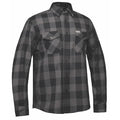 Granite - Men's Long Sleeve Motorcycle Flannel Shirt