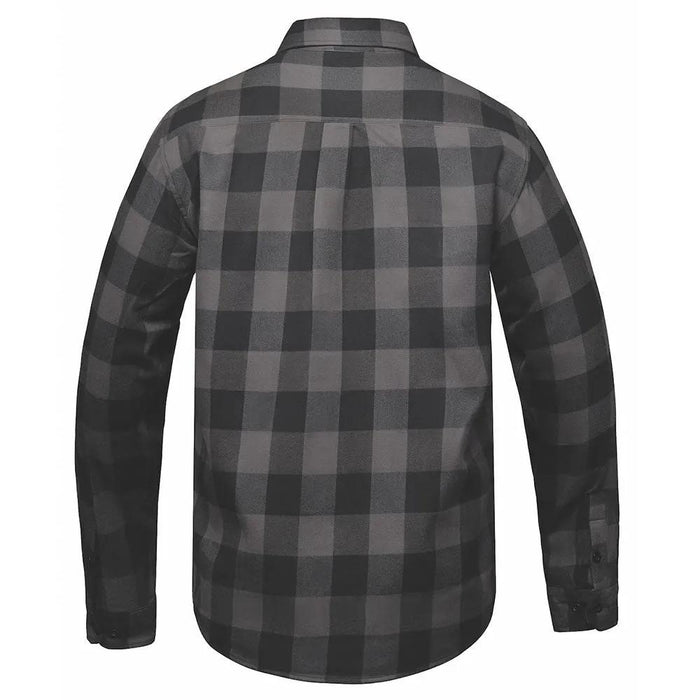 Granite - Men's Long Sleeve Motorcycle Flannel Shirt