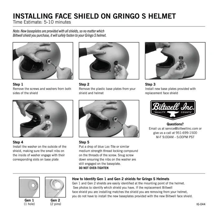 Gringo S Gen 2 Bubble Replacement Shield
