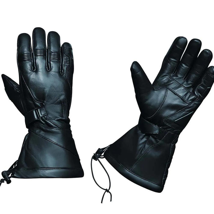 Gripforce - Men's Gauntlet Leather Motorcycle Gloves
