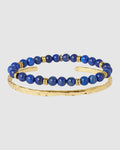 Hallelujah Bracelet Stack - Lapis Lazuli