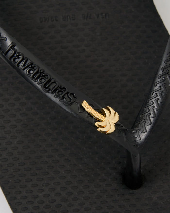 Havaianas Square Toe Palm Tree - Black