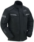 Heavy Duty Polyester Textile Mens motorcycle Jacket