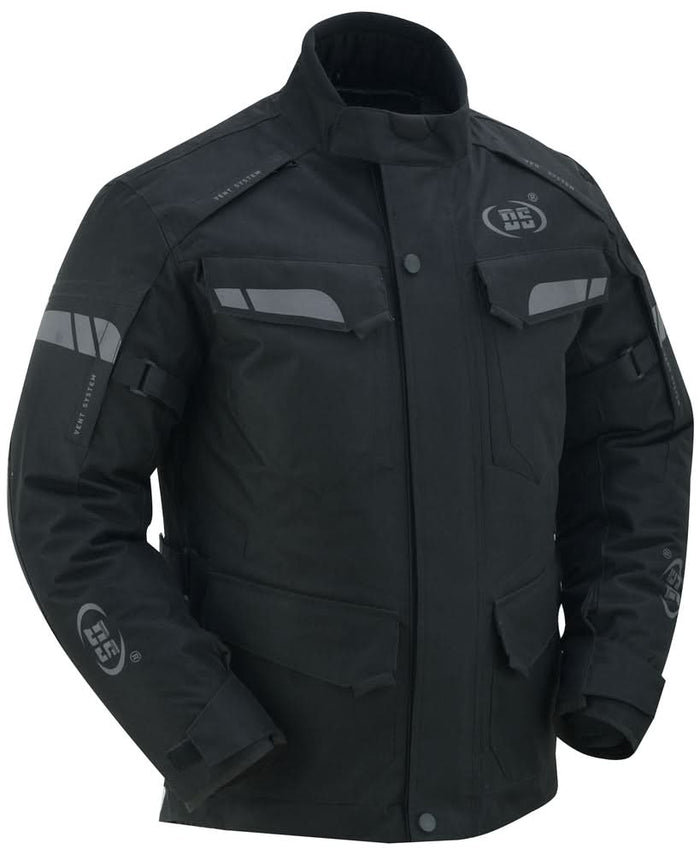 Heavy Duty Polyester Textile Mens motorcycle Jacket
