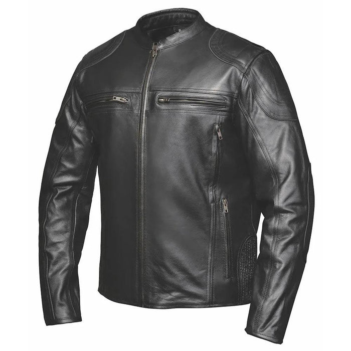 Highwayman - Men's Premium Leather Motorcycle Jacket