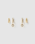 Honeycomb Earring Stack