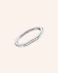 “I Love You More” Sapphire Stackable Ring