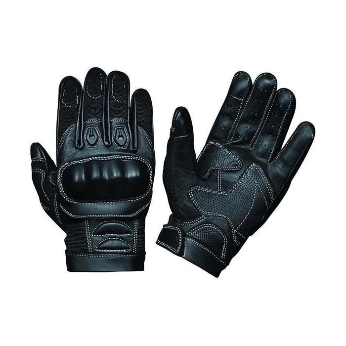 ImpactShield - Men's Leather/Mesh Motorcycle Gloves