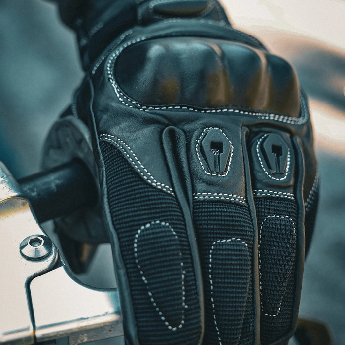 ImpactShield - Men's Leather/Mesh Motorcycle Gloves