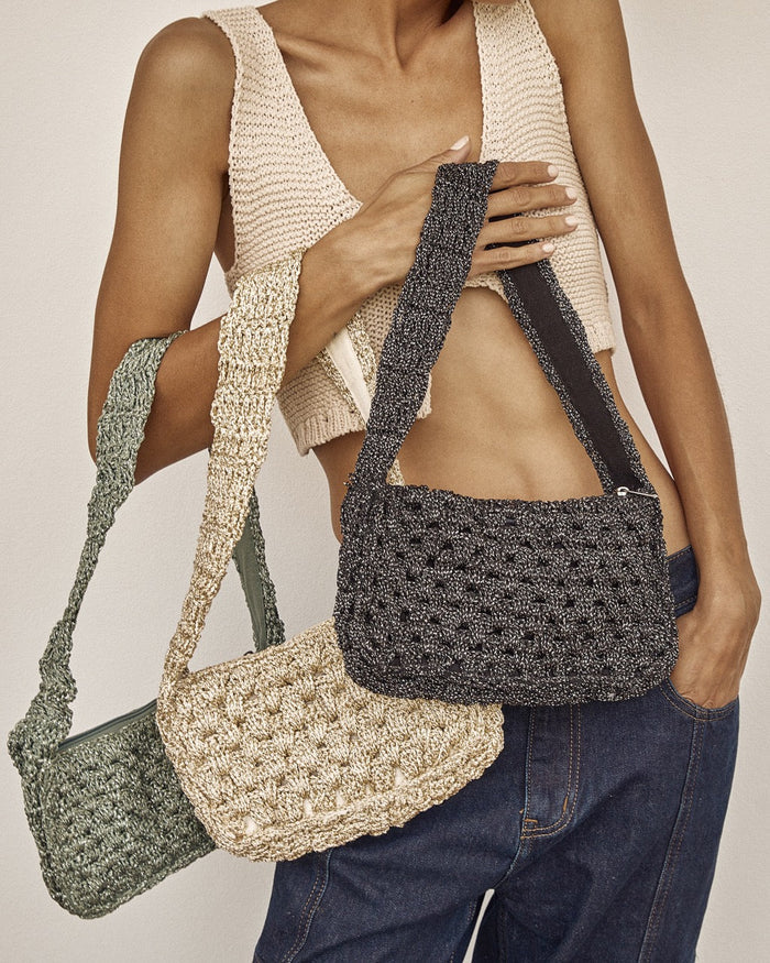 India Hand Bag - Raven