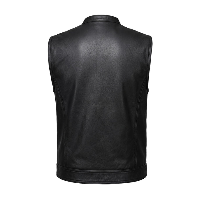 Iron Rider - Men's SOA Club Style Leather Motorcycle Vest