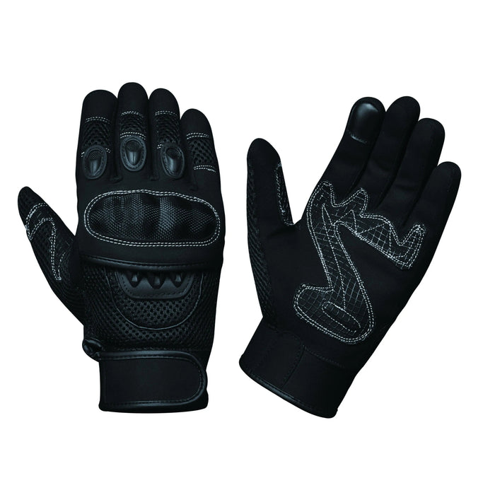 Ironmesh - Men's Leather/Textile Motorcycle Gloves