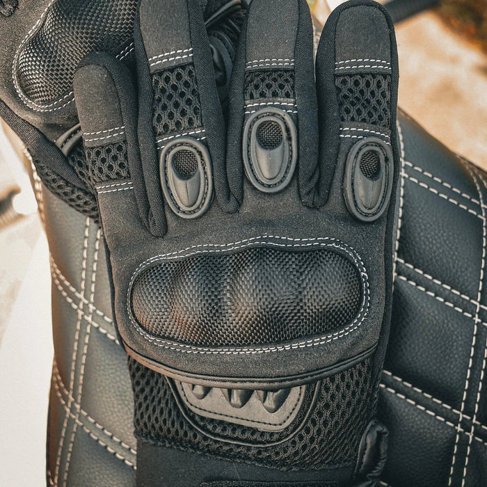 Ironmesh - Men's Leather/Textile Motorcycle Gloves