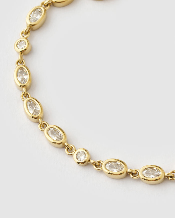 Isadora Gold Bracelet - Stone